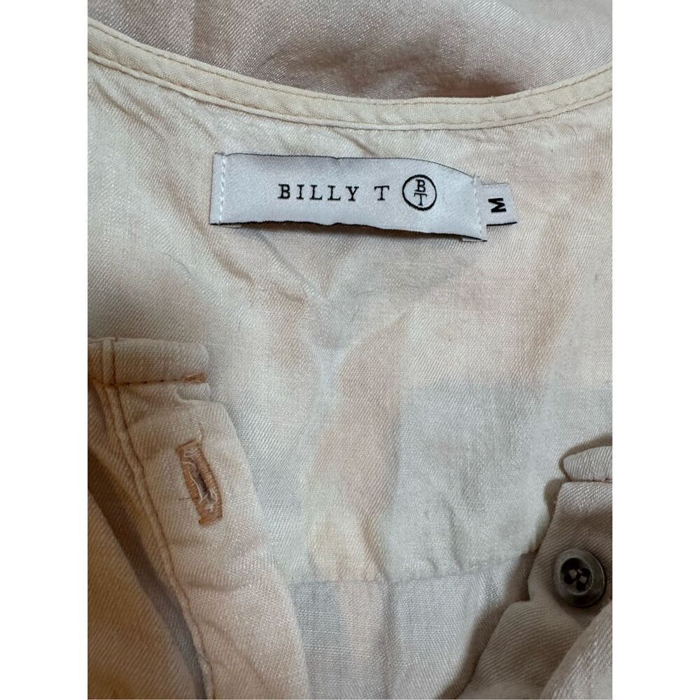 BILLY T Chambray Shirt Dress Medium Rae Hem Anthropologie - Picture 7 of 7